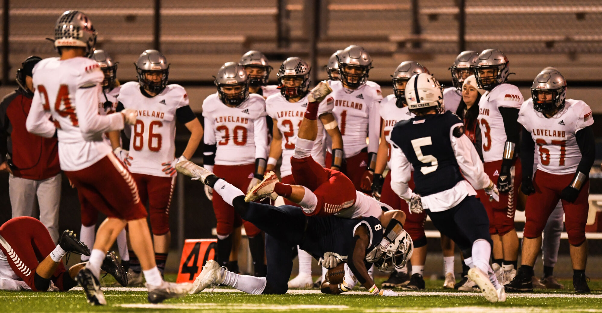 CHSAA 4A State Football Playoff Game Pine Creek vs Loveland